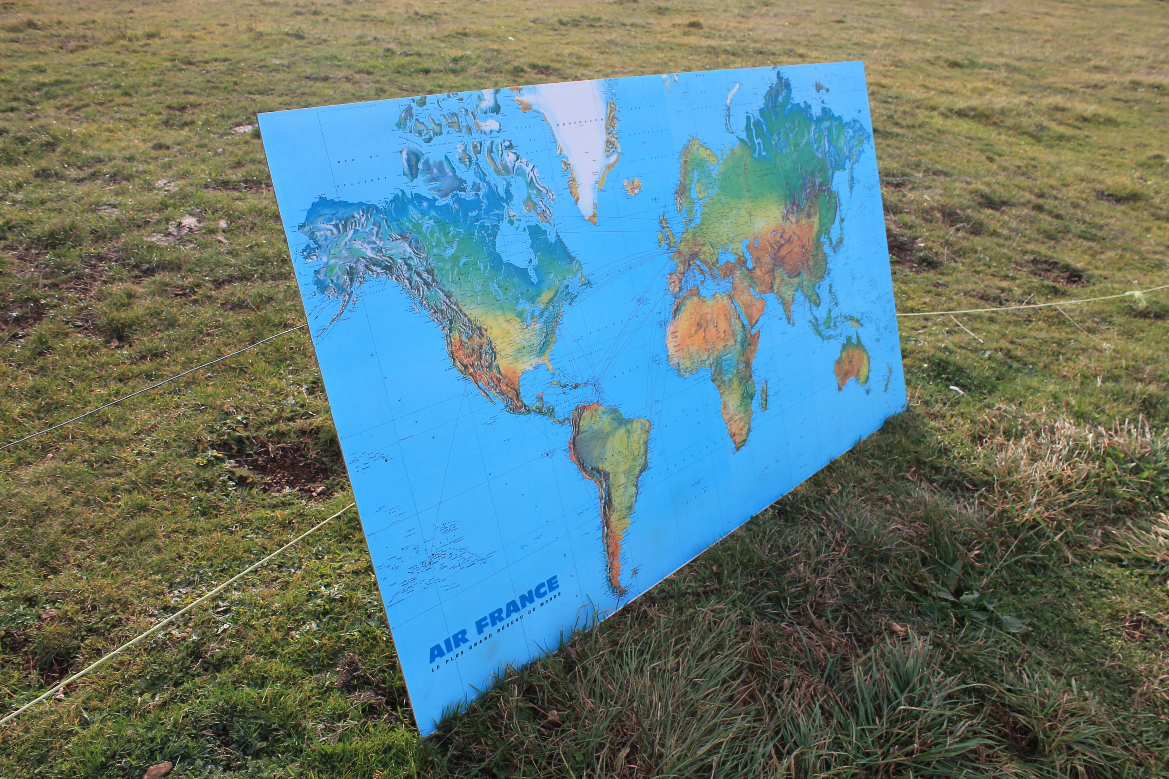 World Air France map