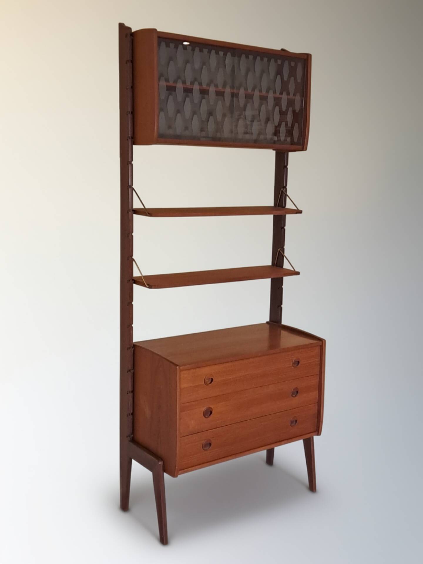 Ergo teak storage furniture, Scandinavian Vintage 1960s