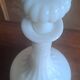 White opaline carafe
