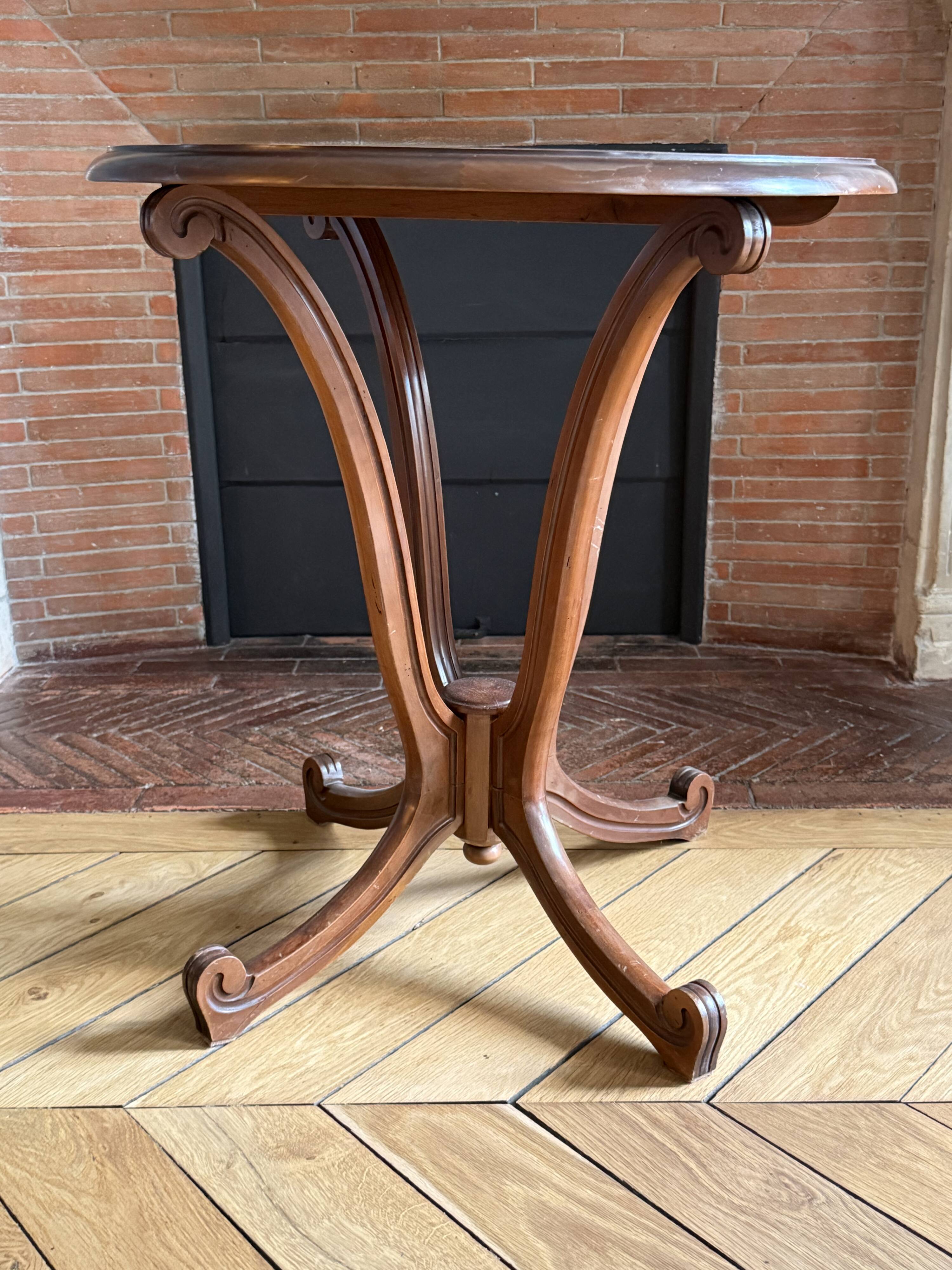 Table d’appoint vintage en bois