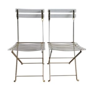 chaises vintage pliantes