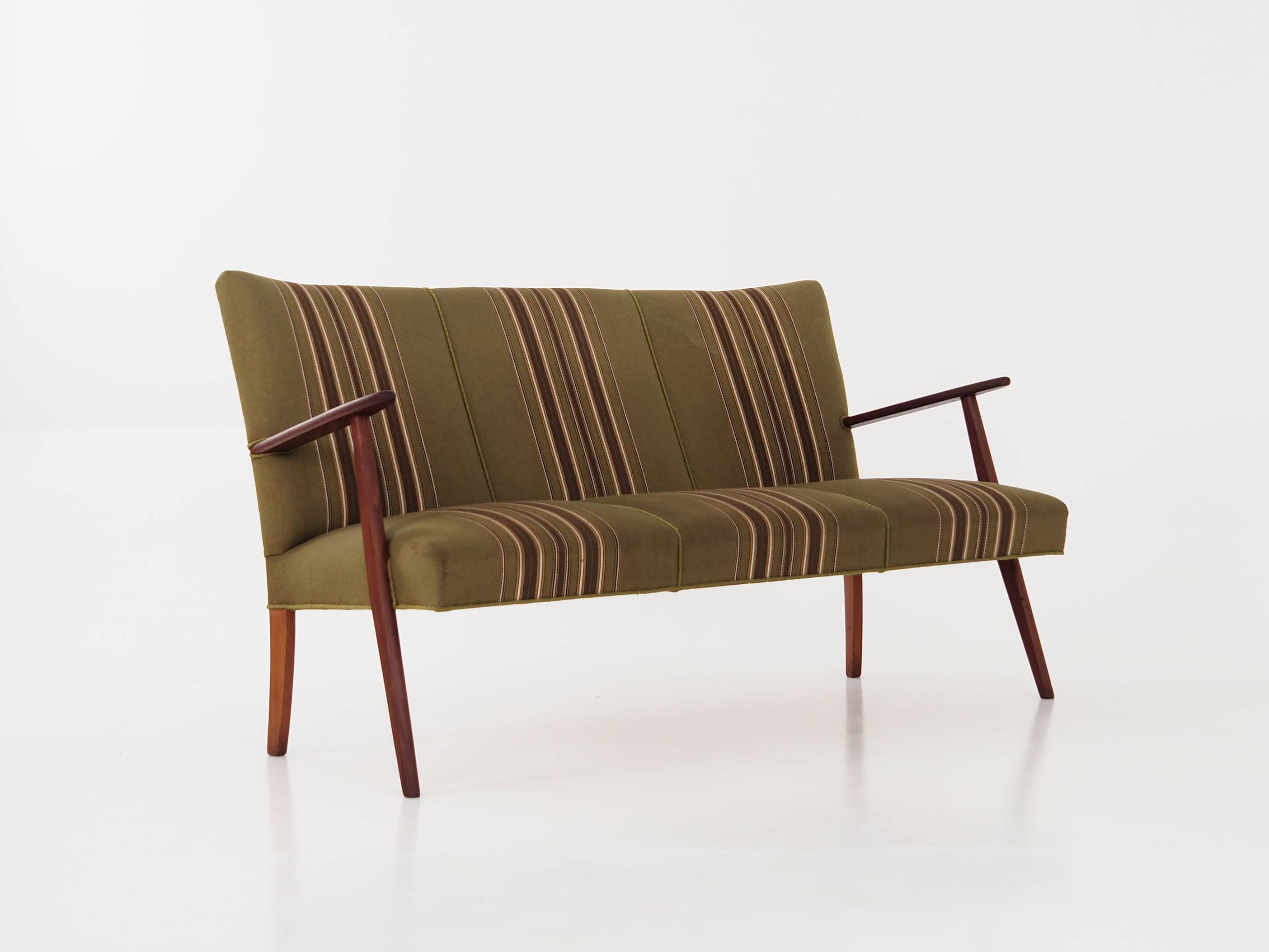 Teak sofa, Danish design, 1960s, production: Denmark