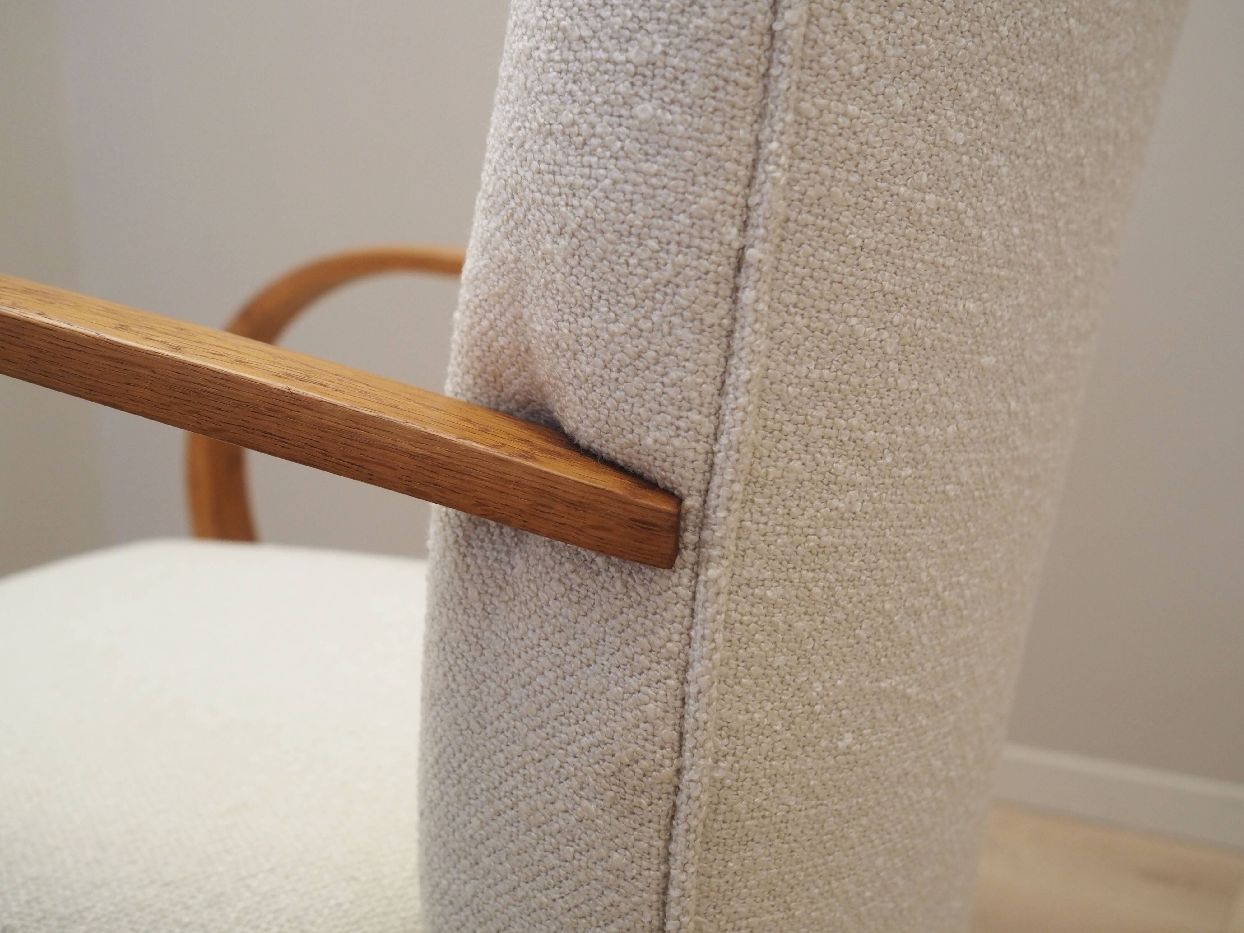 Oak armchair, Art Deco, 1950s, made in Denmark