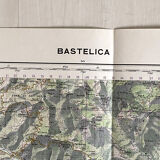 Map Bastellica Corsica 1968