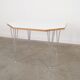 White table, Danish design, 1980s, made in Denmark