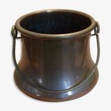 Pot anse en laiton