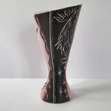 Vintage Vallauris vase by François Ré 1950