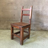 Old Savoyard chair folk art