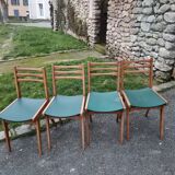 Suite de 4 chaises vintage