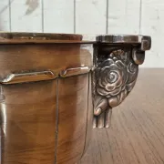 Silver-plated metal jardinière from the Art Deco period - Saglier Frères