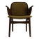 Organic design arm chair by Hans Olsen for Bramin