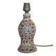 Vintage ceramic lamp, small fat lava lamp, table lamp