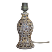 Vintage ceramic lamp, small fat lava lamp, table lamp