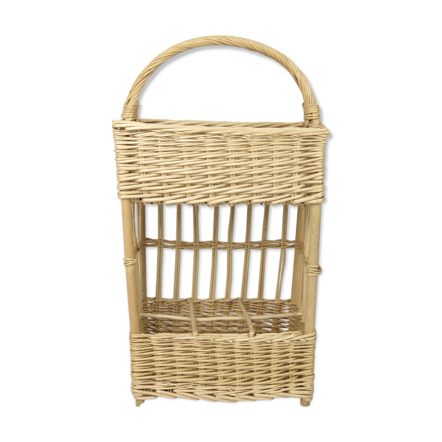 Mini bar in rattan and wicker