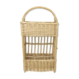 Mini bar in rattan and wicker