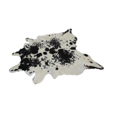Black & white cowhide rug