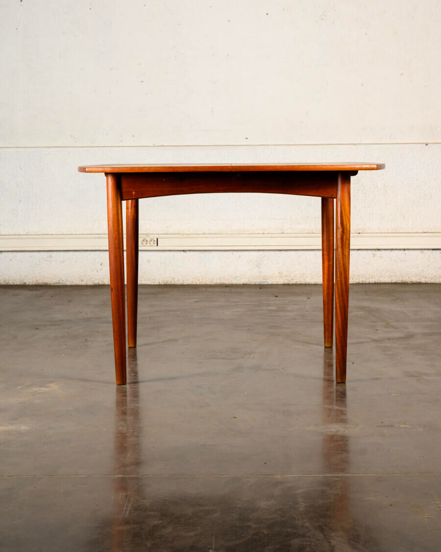 Table en teck rallonge papillon
