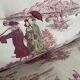 Méridienne Napoléon III toile de Jouy