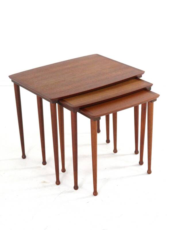 Jørgen Aakjær Jørgensen for Møbelintarsia nesting tables - danish design
