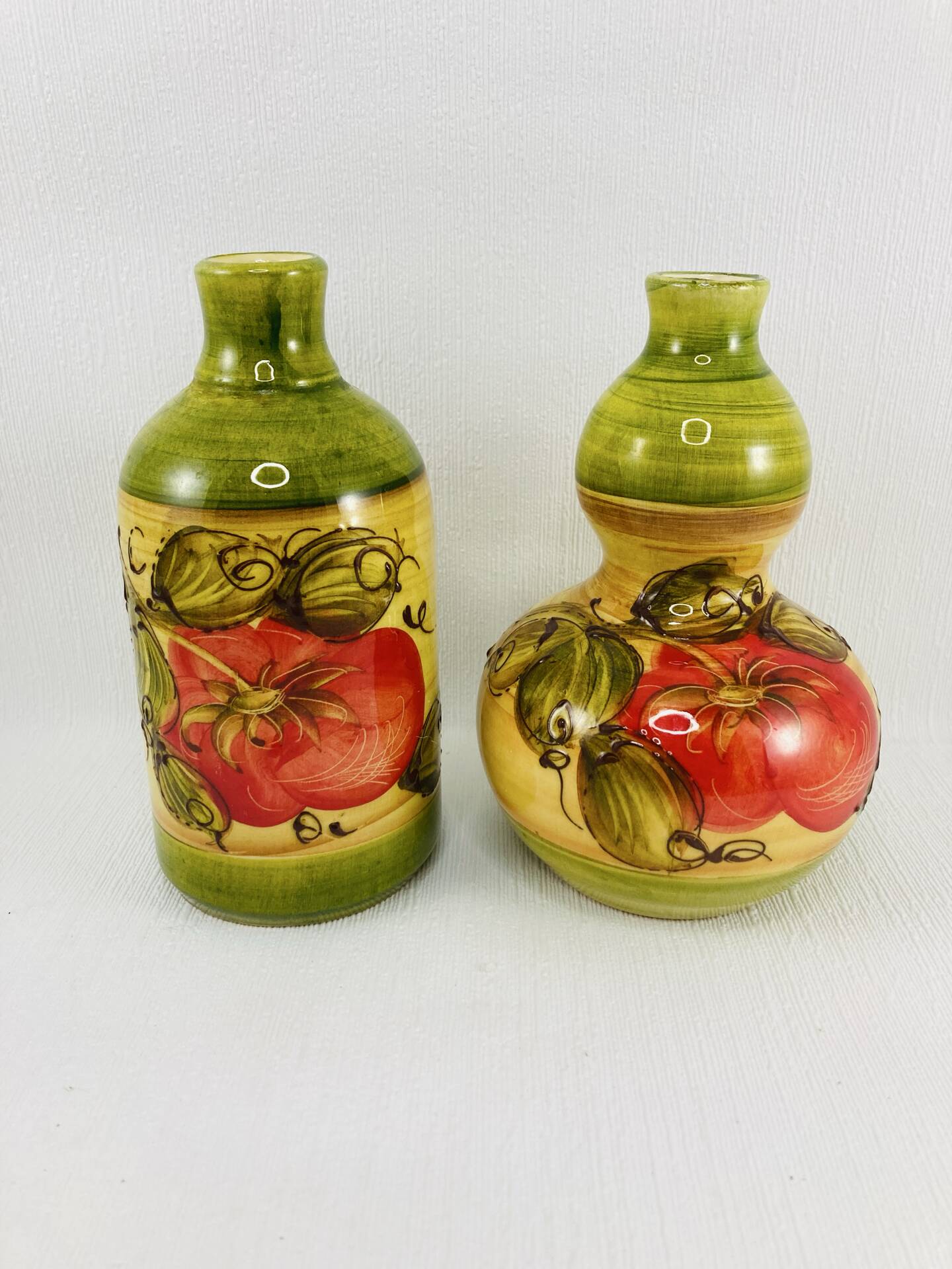 Pair of Bottles or Soliflore Vases Vallauris - Georges Chassin (GC)