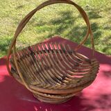 Wooden fruit basket 70s