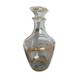 Small glass bottle with gold edges