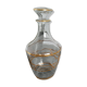 Small glass bottle with gold edges