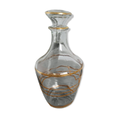 Small glass bottle with gold edges