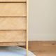 Commode vintage rénovée, années 50 60, chêne blond 