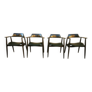 suite de 4 chaises design