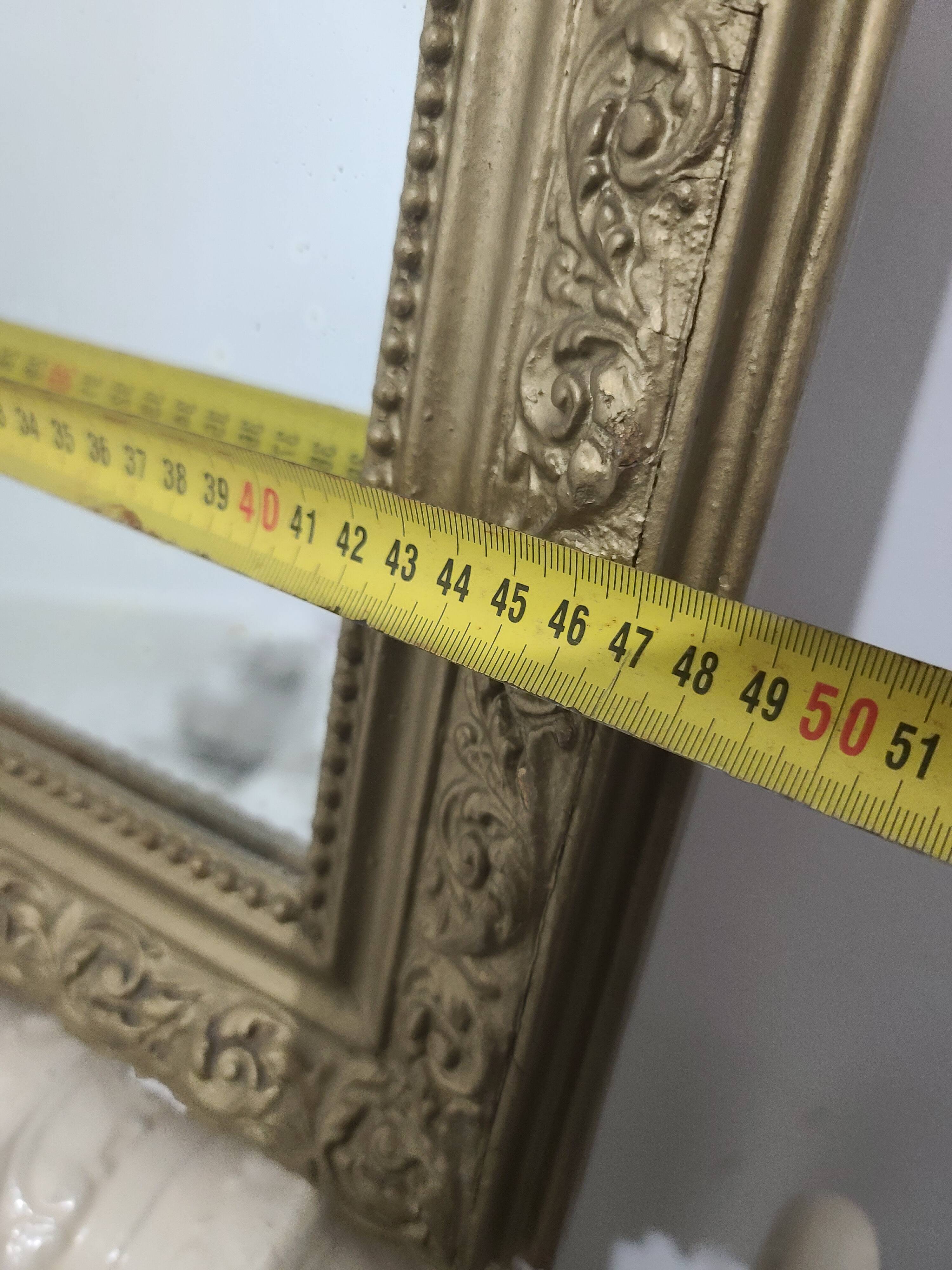 Miroir Doré Style Ancien / Louis Philippe - Arrière Rond