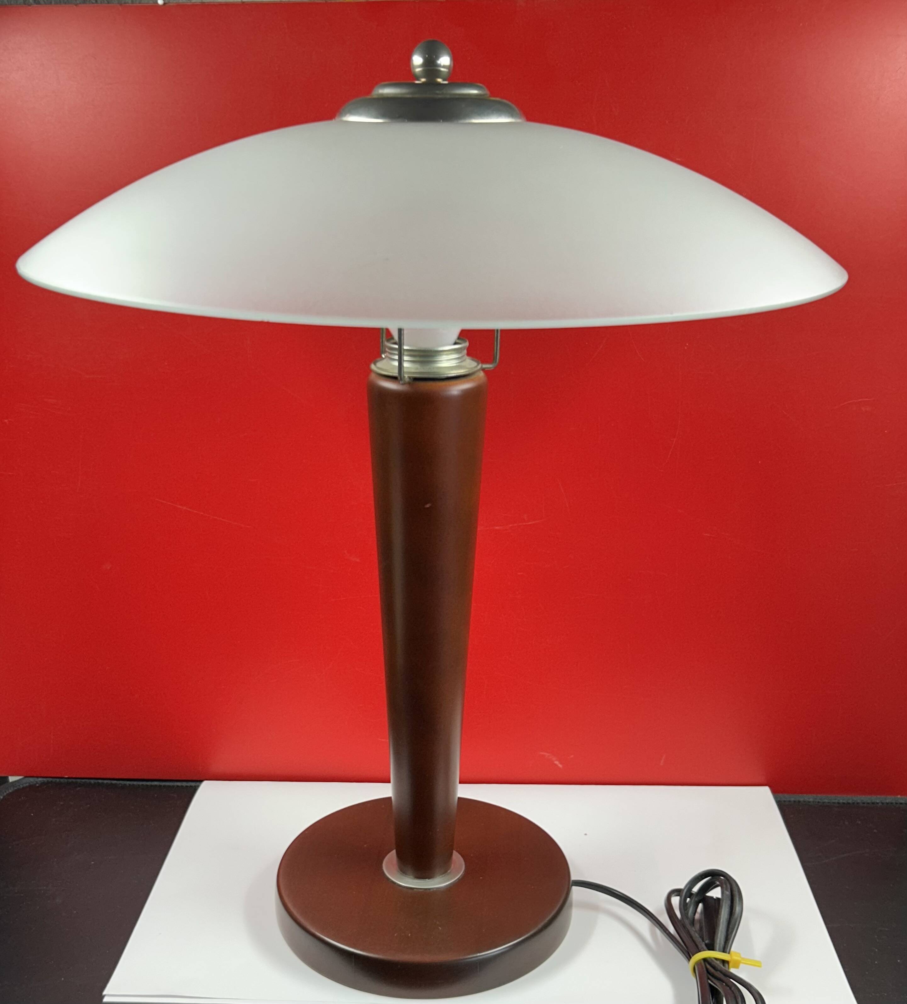 Mushroom liner lamp, habitat London, H: 46 cm diameter 38 cm