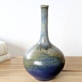 Vintage ceramic vase, balloon shape, Scandinavian style.