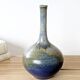 Vintage ceramic vase, balloon shape, Scandinavian style.