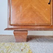 Buffet mado ancien Art Déco / 1950 en chêne et chevrons