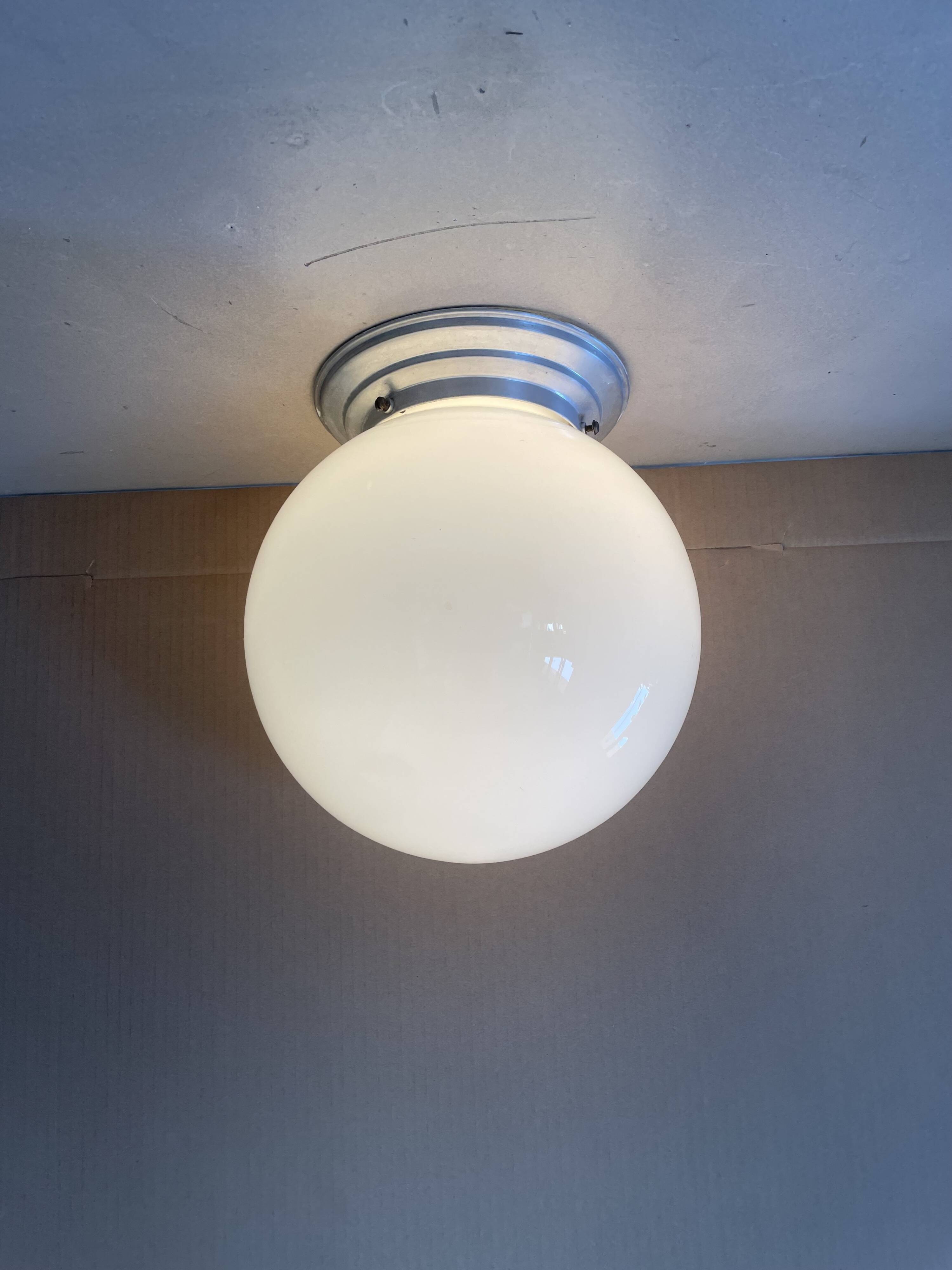 Large old ceiling light D25cm