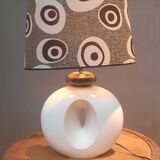 Vintage earthenware lamp