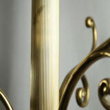 Art Deco brass coat rack from the 20th century.
