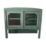 Top of glass buffet china cabinet