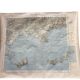 Map of South East France on paper