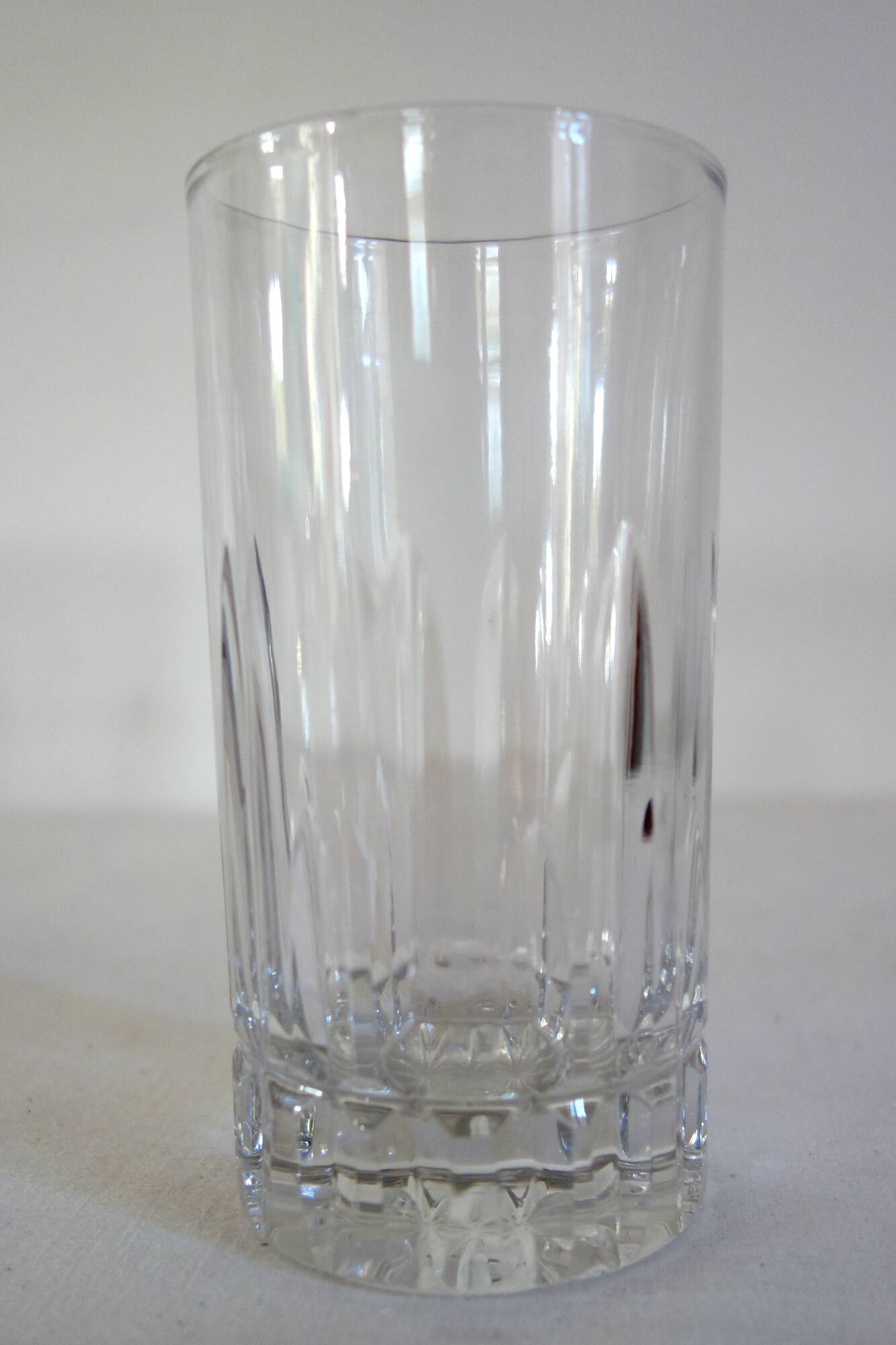 Service à whisky long drink RCR cristal ciselé vintage