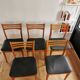 Set 5 vintage Scandinavian chairs