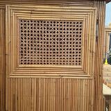 Rattan wardrobe
