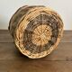 Vintage woven wicker basket, 1950s