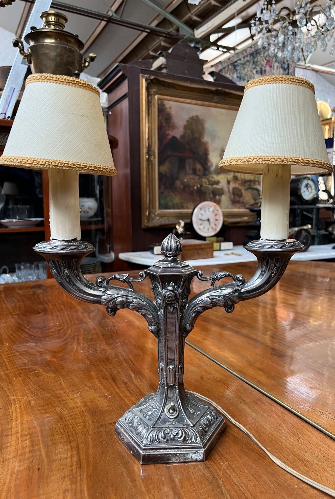 Antique lamp L.V. Aronson.