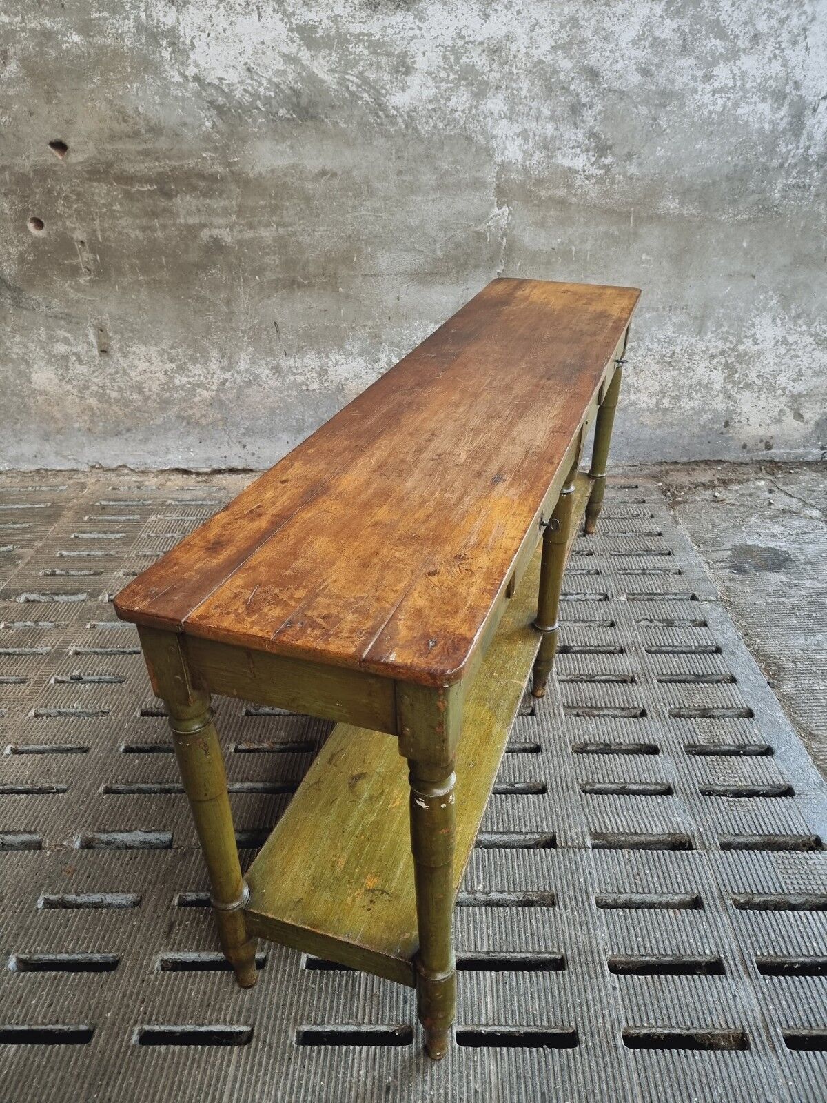 Antique counter side table wall table shop counter