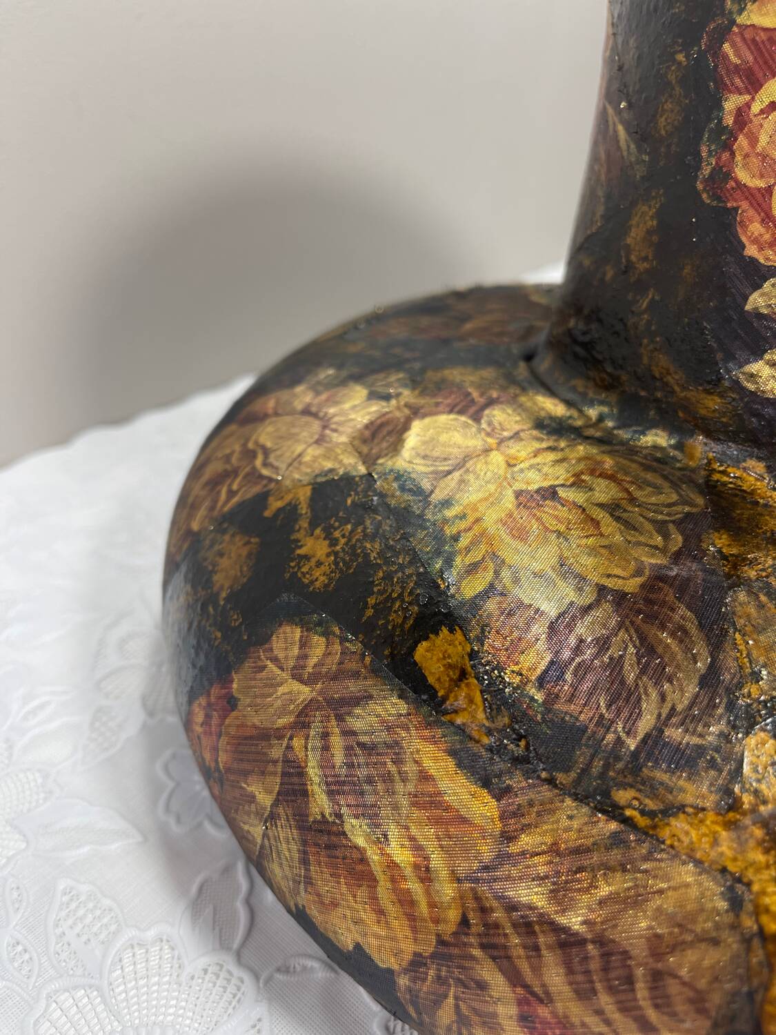 Handmade Terracotta Fruit Bowl / Centerpiece on Pedestal