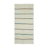 Handmade oriental kilim rug 1980, 206 cm x 410 cm