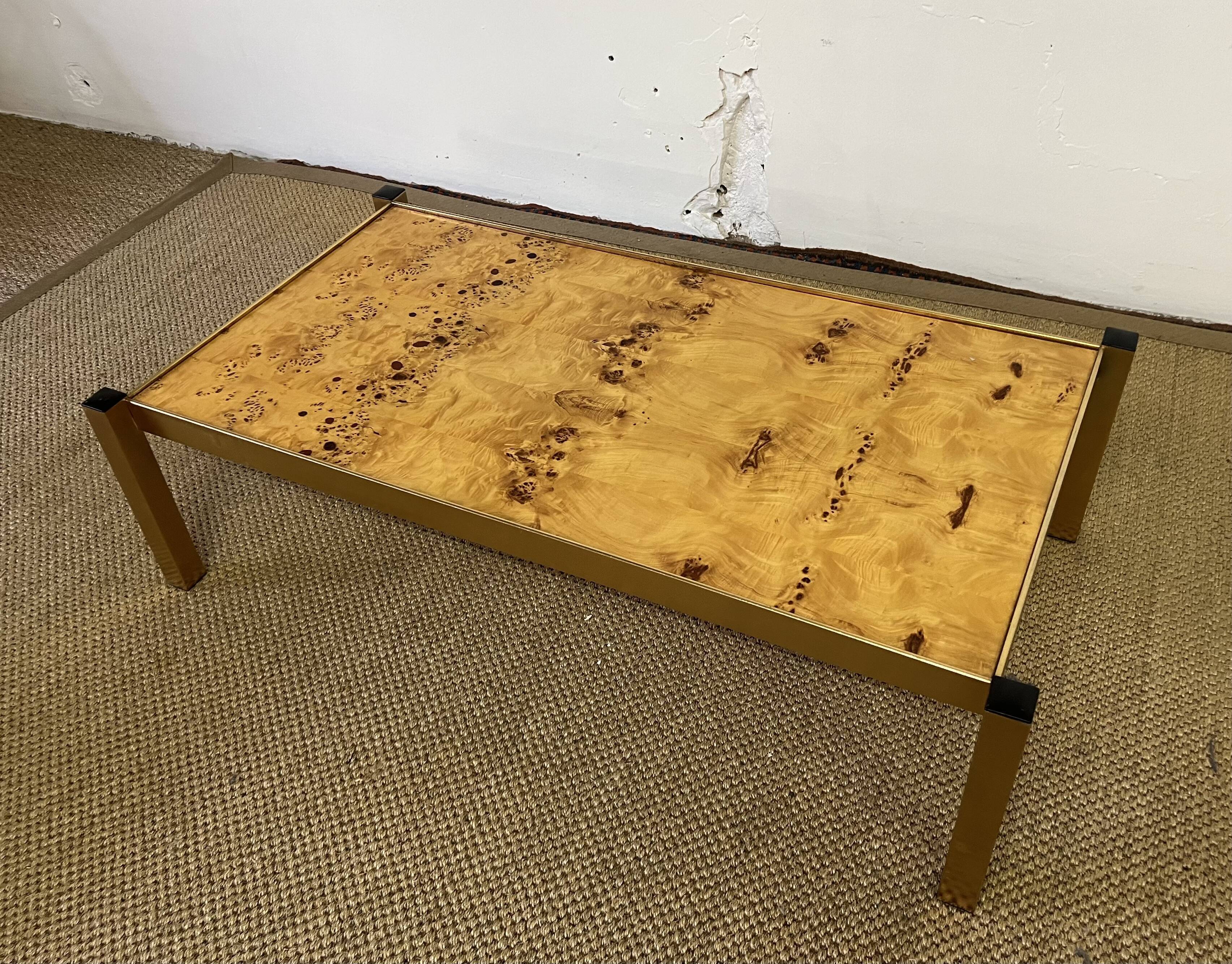Elm magnifying glass coffee table