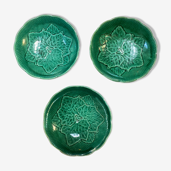 Set of 3 dishes in Vallauris slip